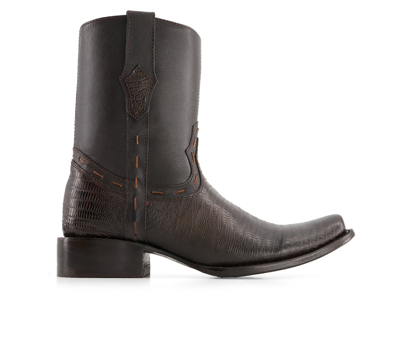 Forastero Men's Leather Cowboy Boots with Square Toe 60458