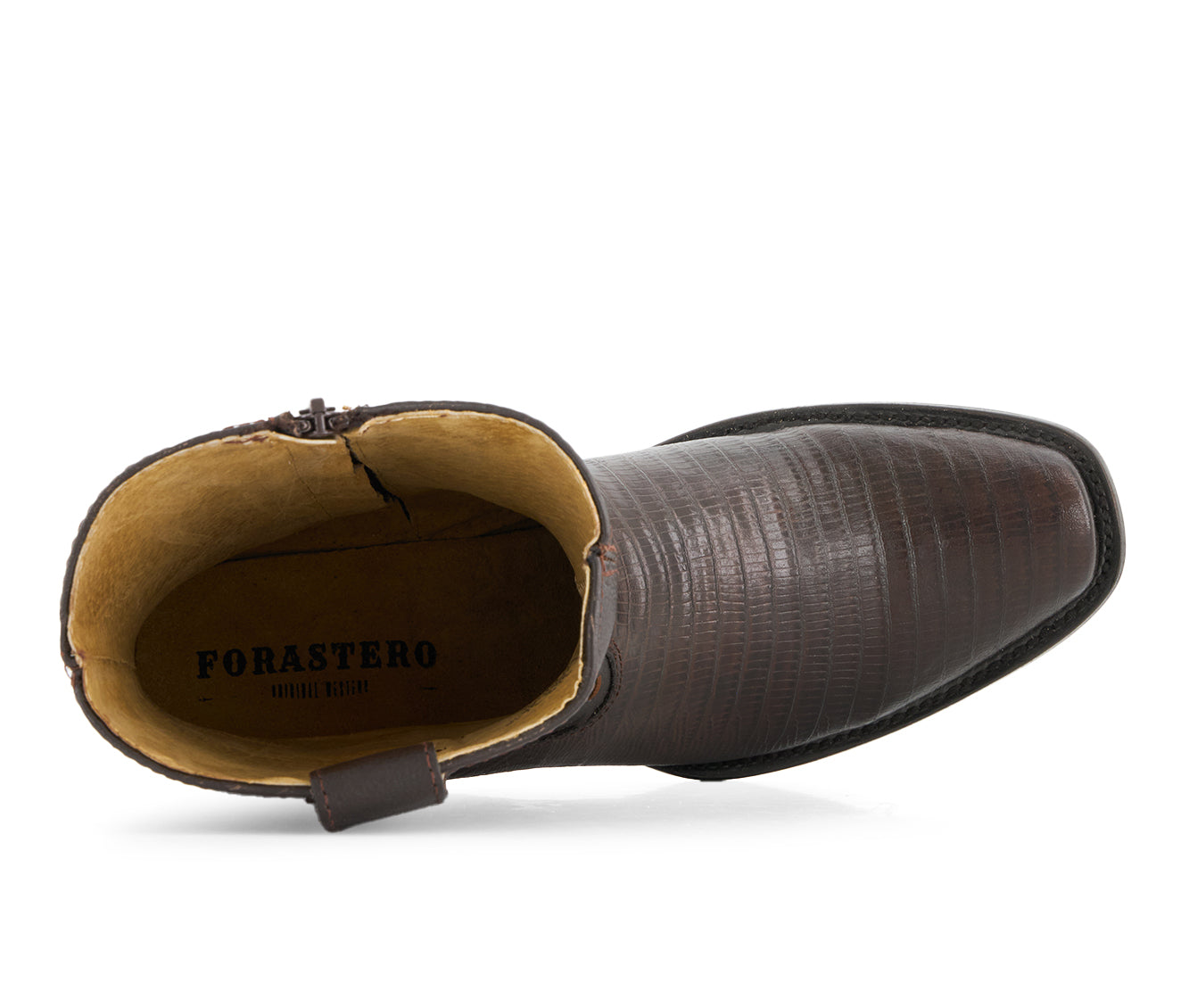 Forastero Men's Leather Cowboy Boots with Square Toe 60458