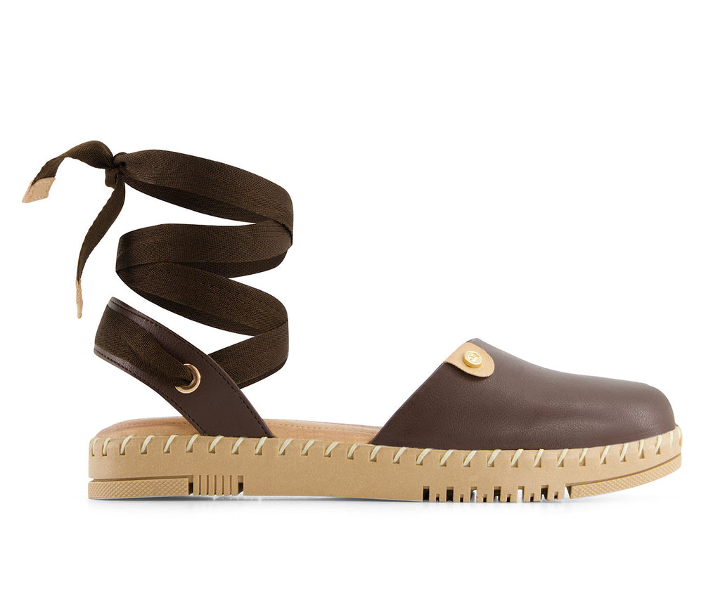 Andrea Women's Textile Ribbon Lace Flats 65286