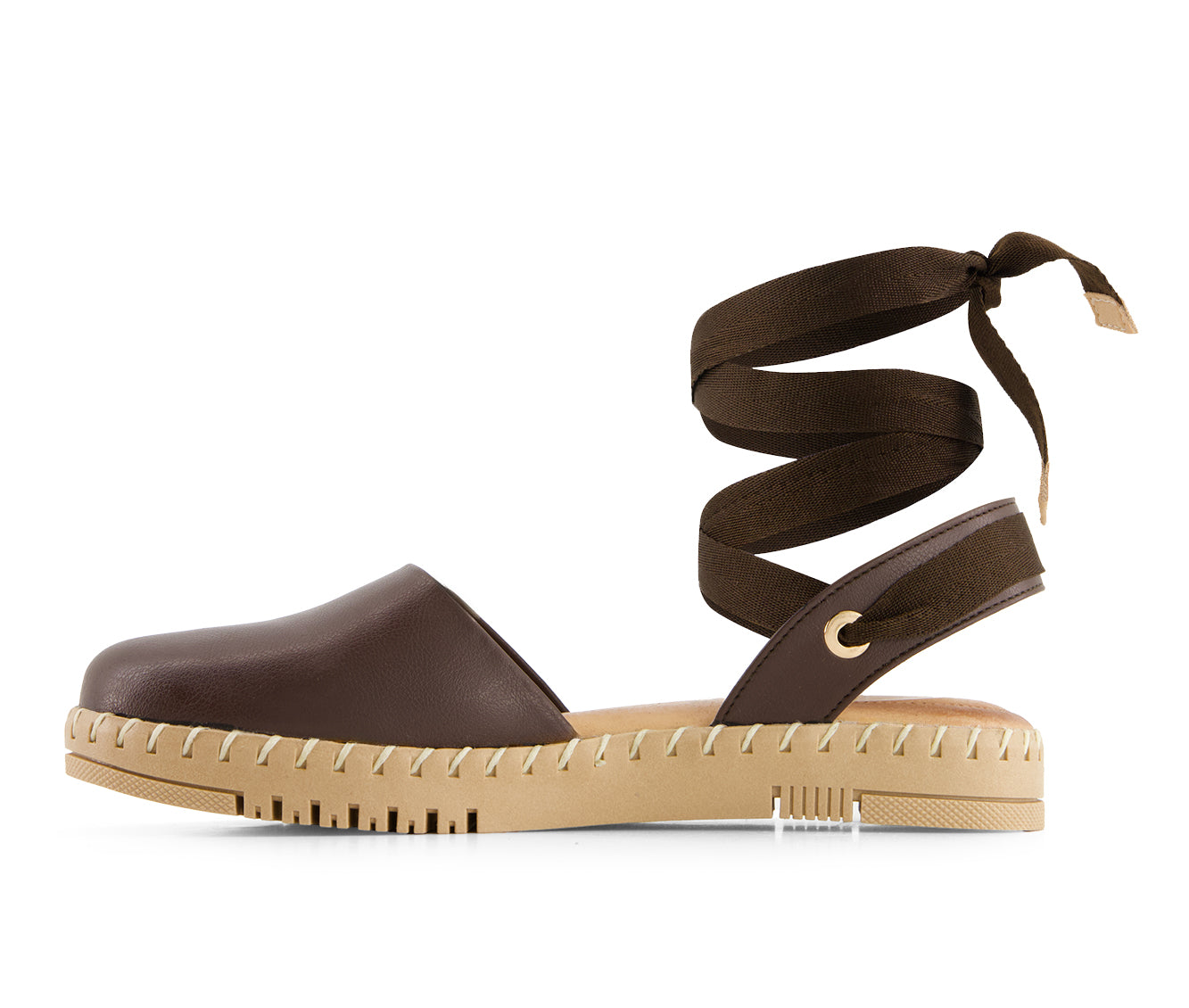 Andrea Women's Textile Ribbon Lace Flats 65286