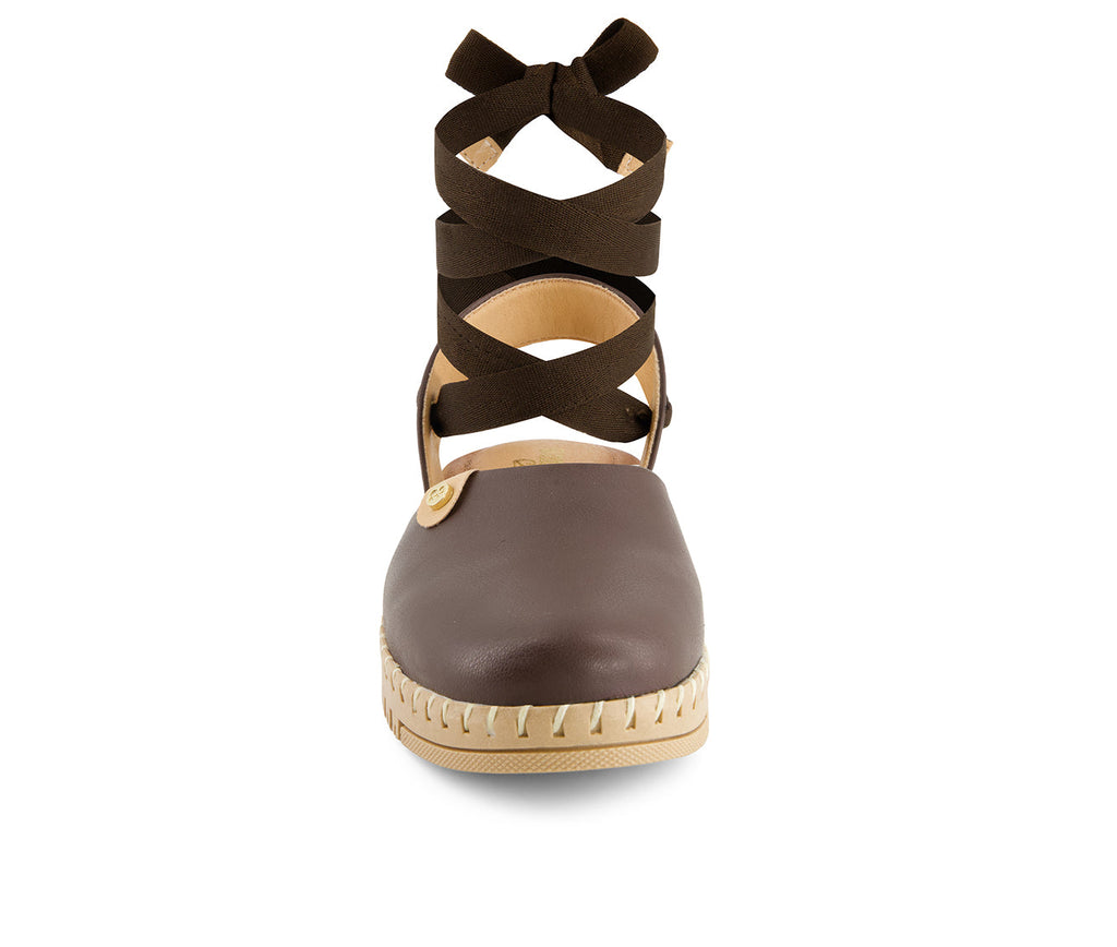 Andrea Women's Textile Ribbon Lace Flats 65286