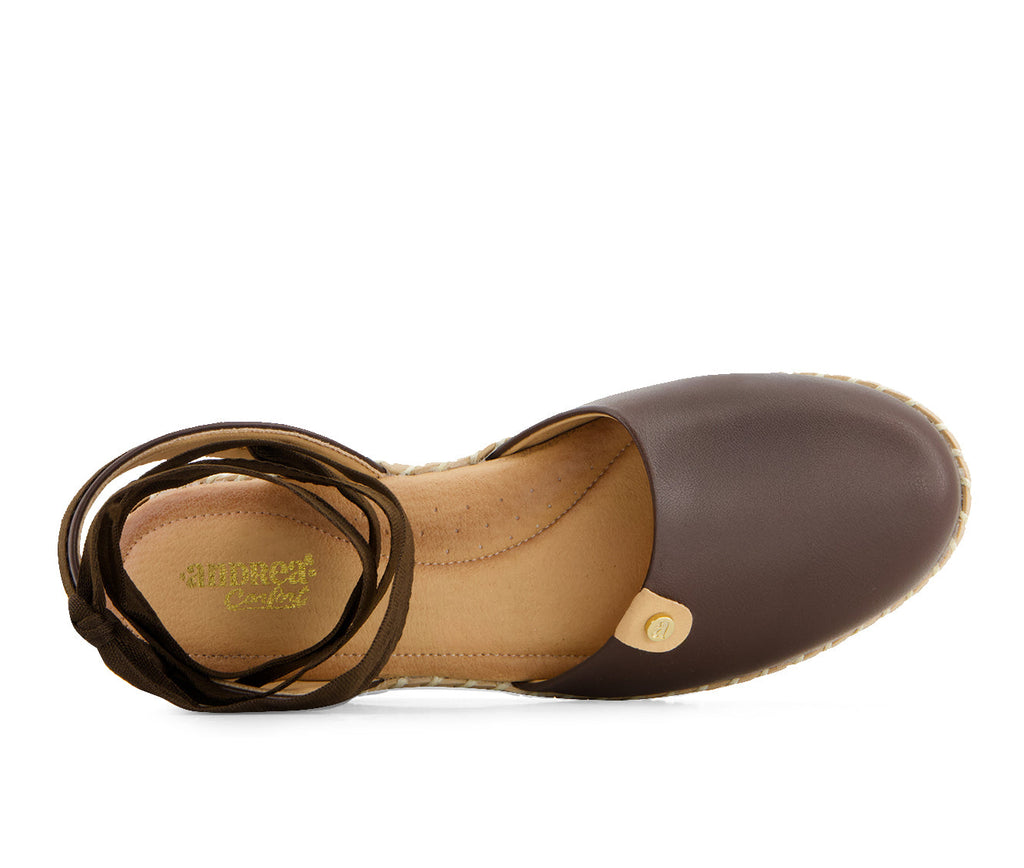 Andrea Women's Textile Ribbon Lace Flats 65286