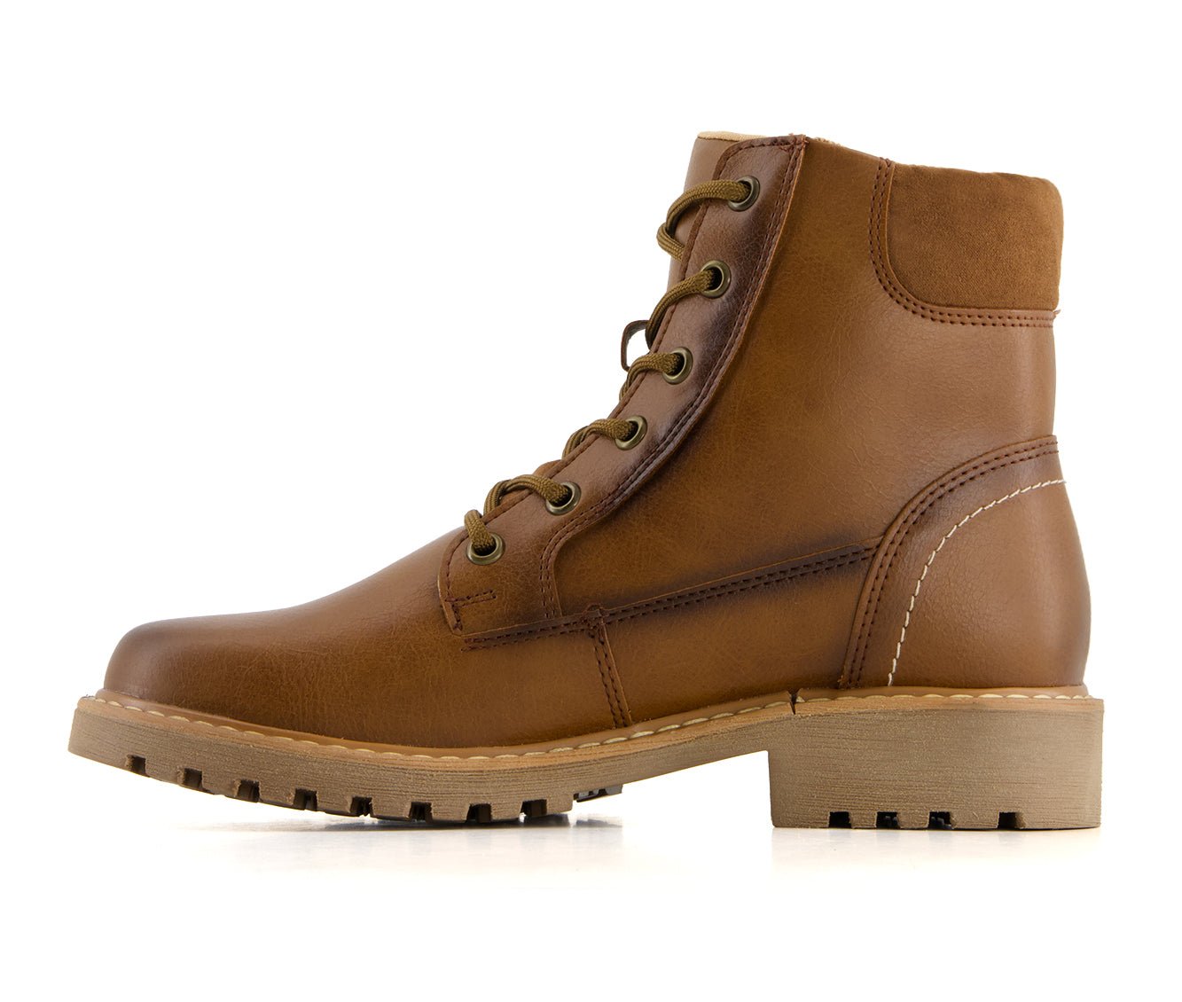 Andrea Women's Side Zipper Lace up Boots 90576