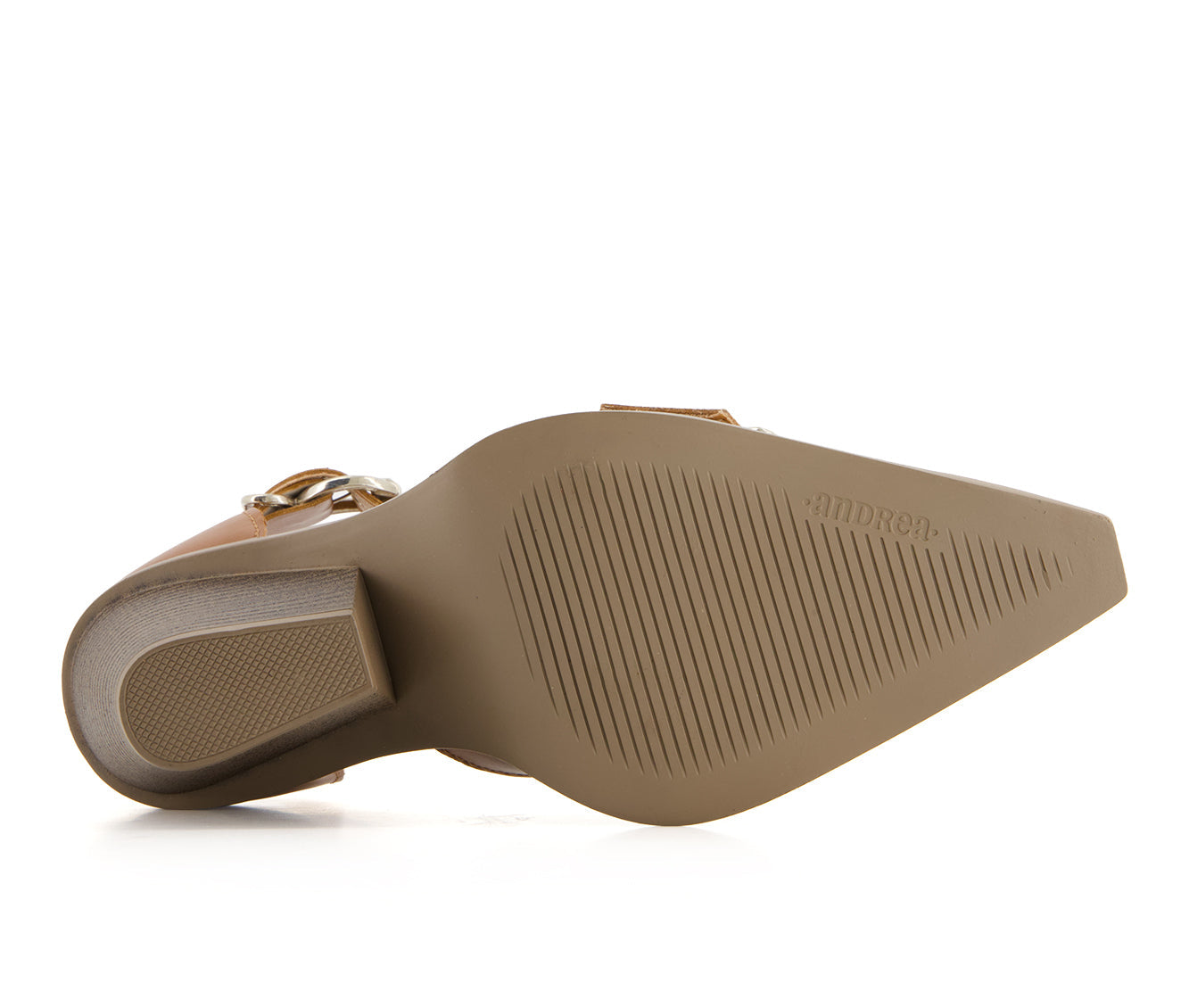 Andrea Women's Pointed Toe Riveted Ankle Strap Pumps 90660