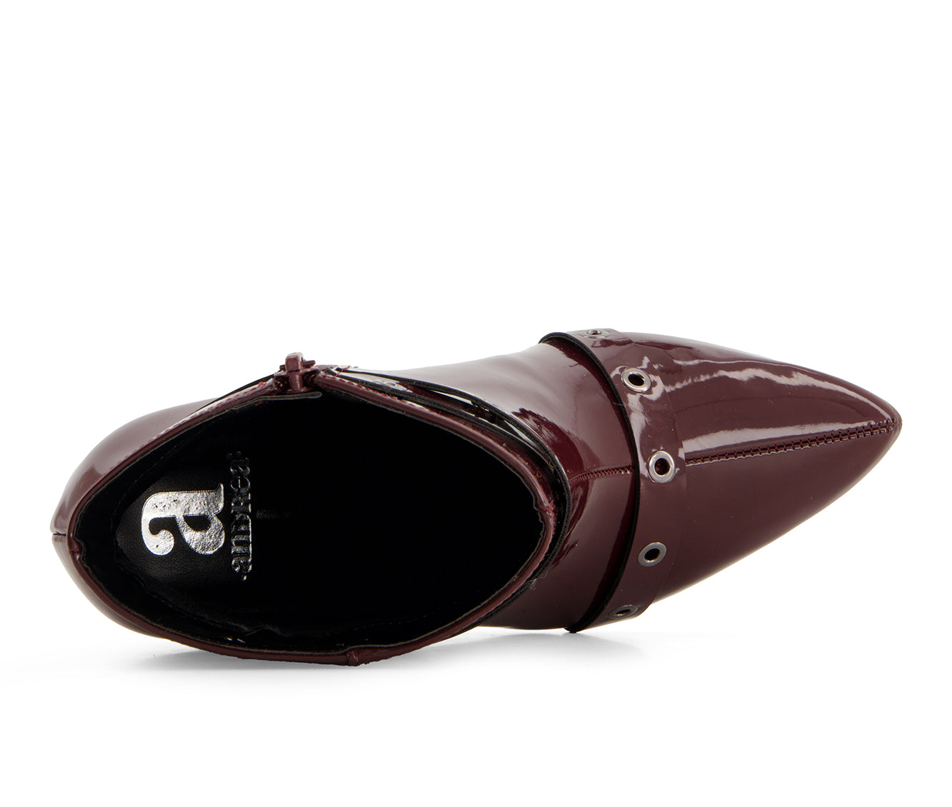 Andrea Women's Stiletto Fashion Booties With Riveted Strap 90698