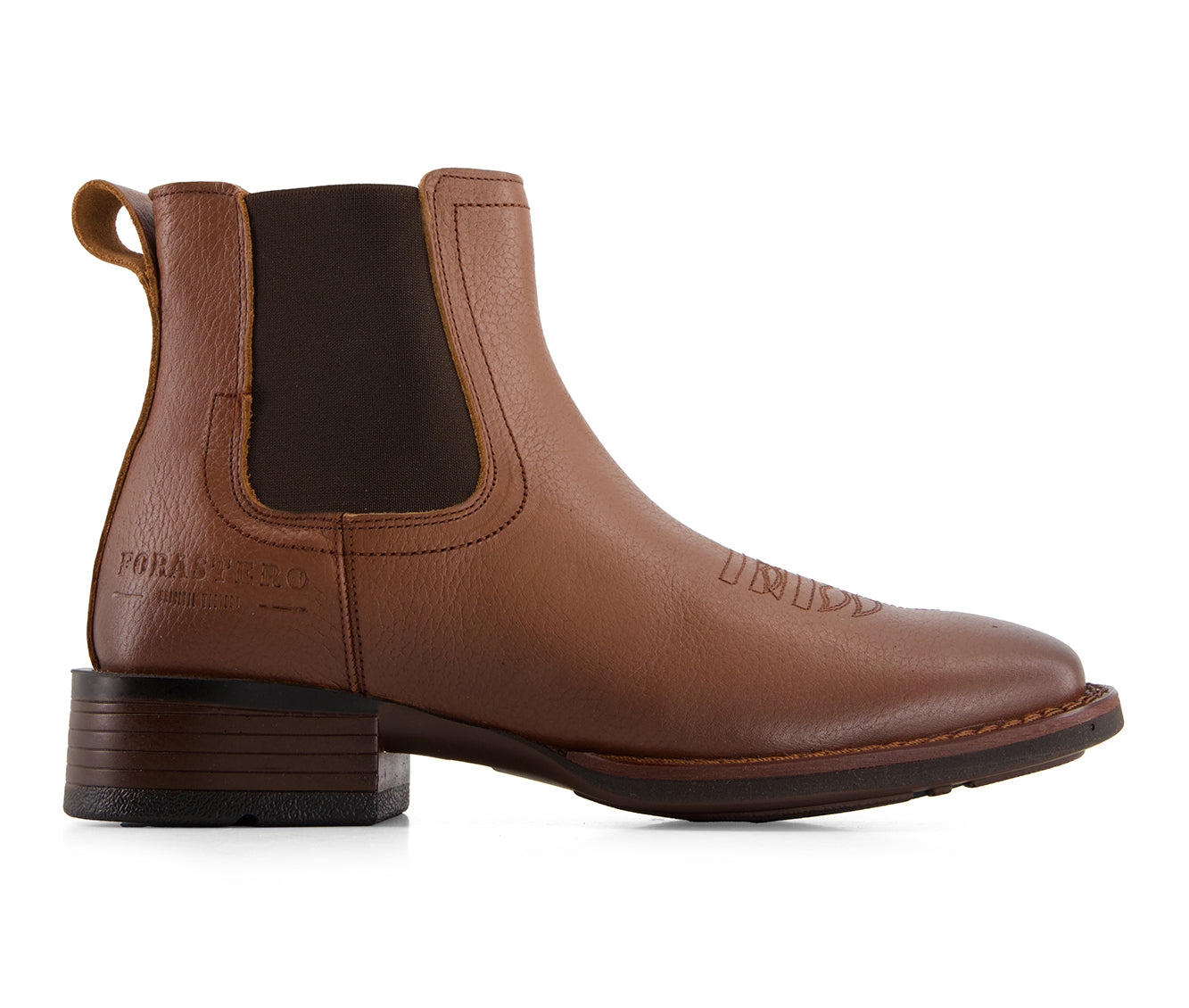 Forastero Men's Genuine Leather Chelsea Boot Western Style with elastic shaft 90996