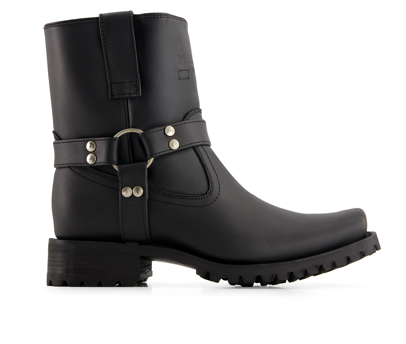 Forastero Men's Leather Biker Boots with zipper closure 90998