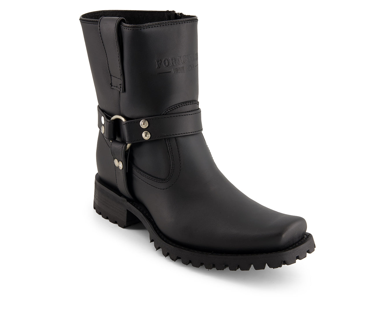 Forastero Men's Leather Biker Boots with zipper closure 90998
