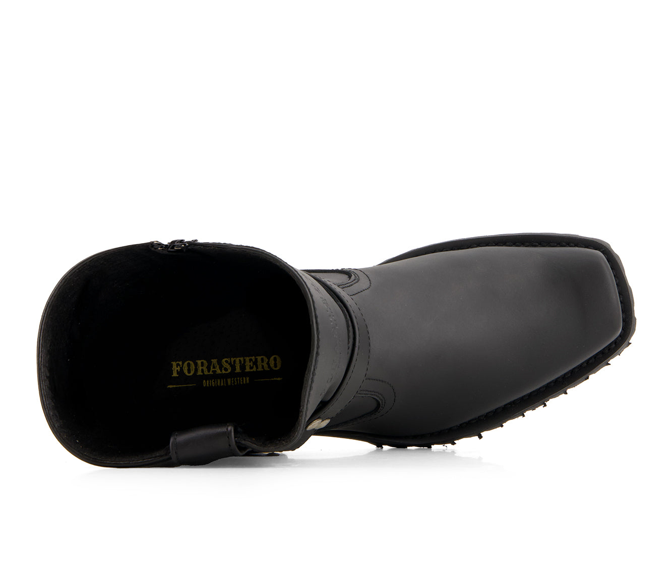 Forastero Men's Leather Biker Boots with zipper closure 90998