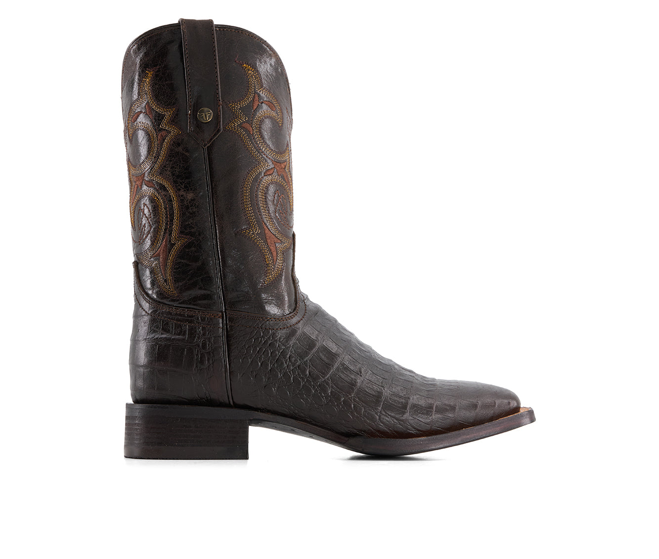 Forastero Men's Croco Embossed Leather Cowboy Boots 90999