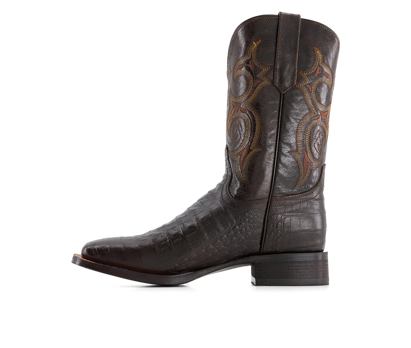 Forastero Men's Croco Embossed Leather Cowboy Boots 90999