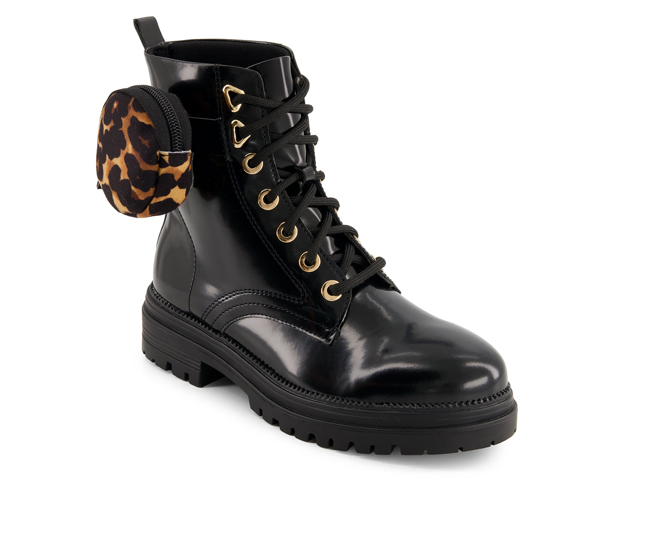 Andrea Women's Patent Boots With Bag 90772