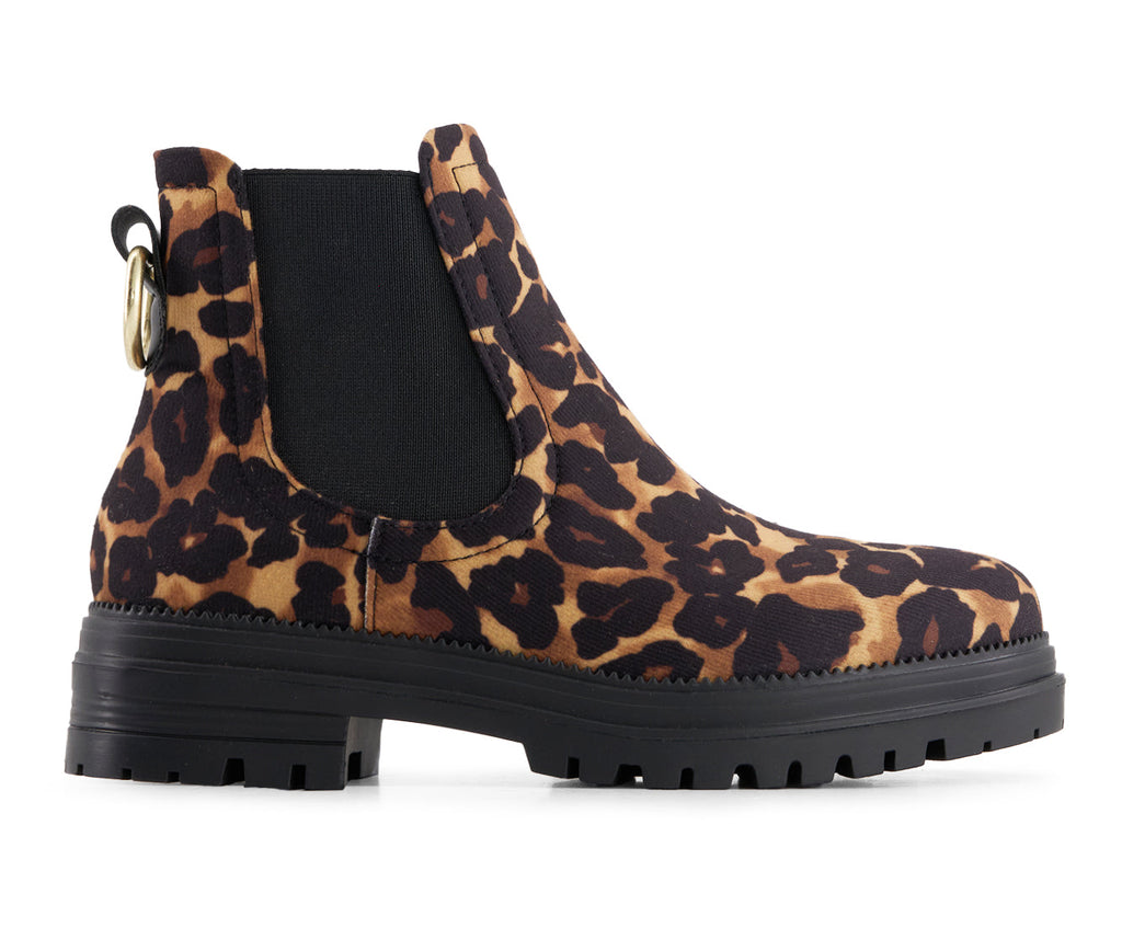 Andrea Women's Animal Print Chelsea Boots 90773