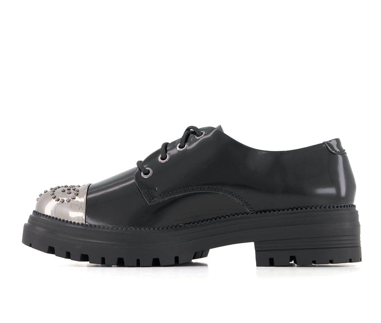 Andrea Women's Metal Toe Patent Oxfords 90799