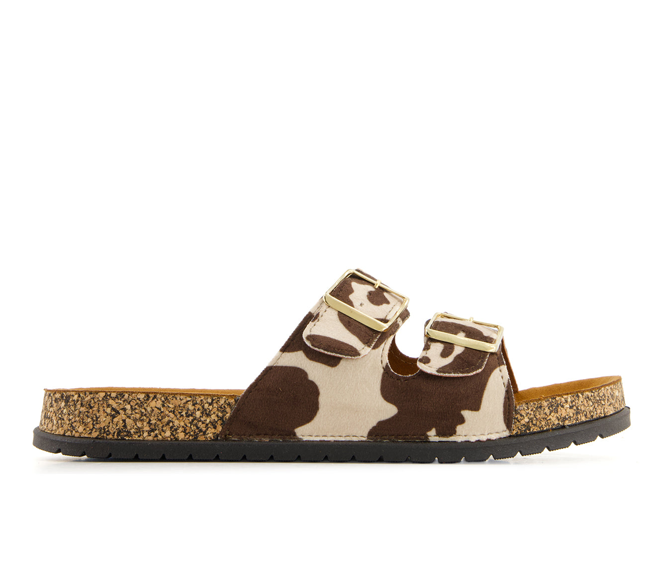 Andrea Women's Cowhide Print Footbed Sandals 36880