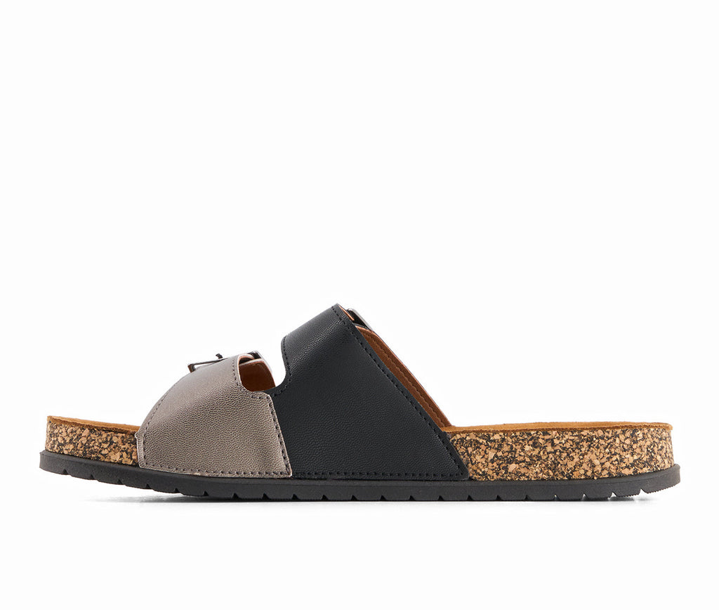 Andrea Women's Double Strap Footbed Sandals 89884