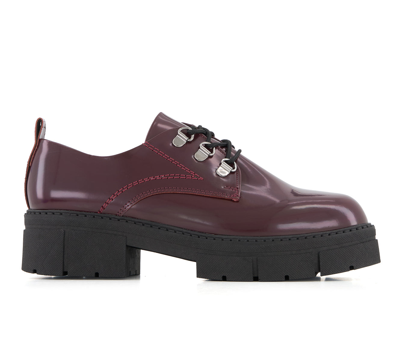 Andrea Women's Chunky Sole Patent Oxfords 90807