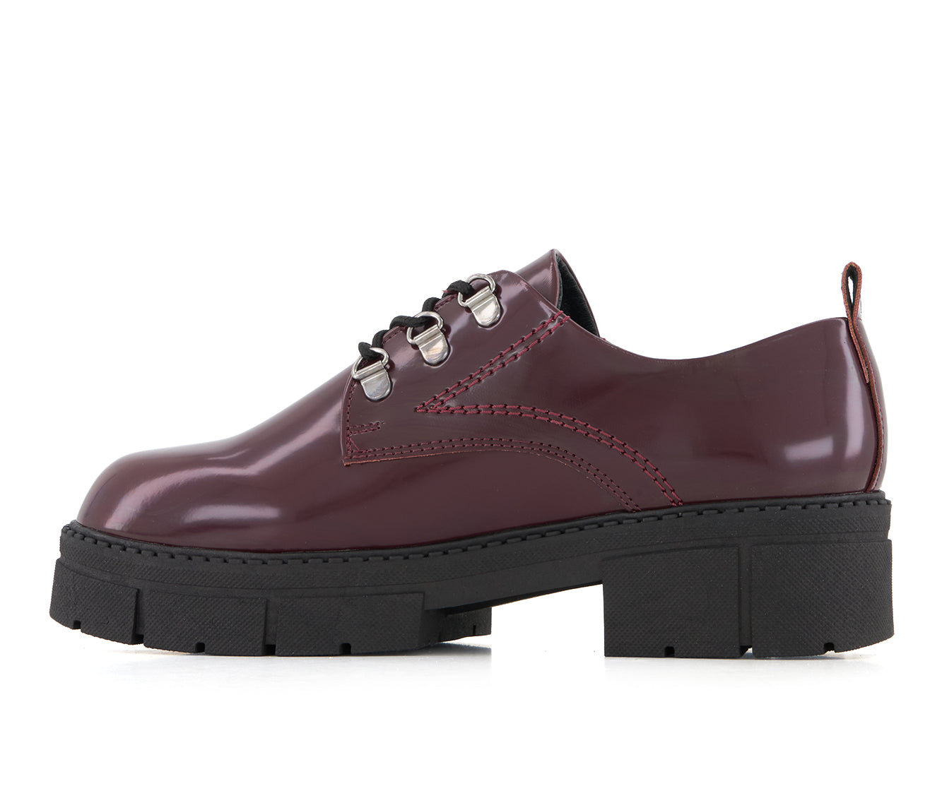 Andrea Women's Chunky Sole Patent Oxfords 90807