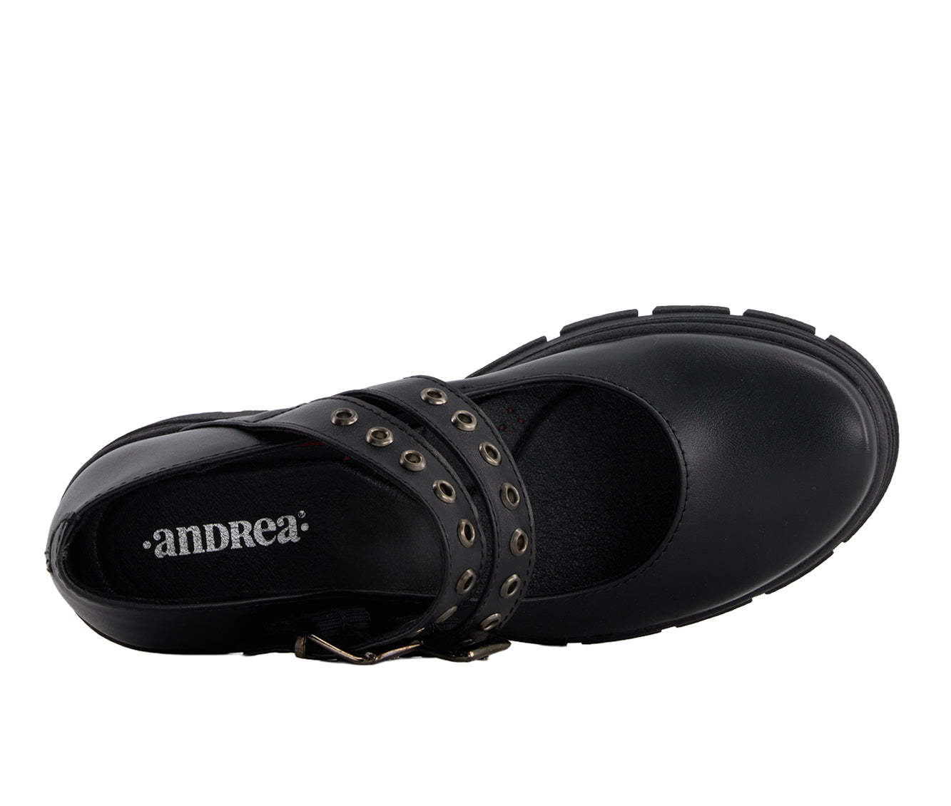 Andrea Women's Heeled Double Strap Mary Janes 90816